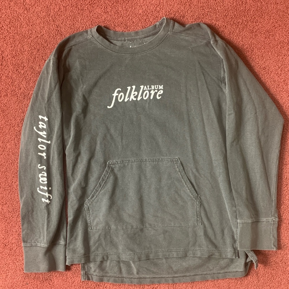 COPY - Taylor Swift Folklore Album Long Sleeve Shirt